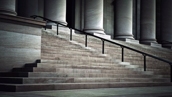 Courthouse Pillars & Stairs