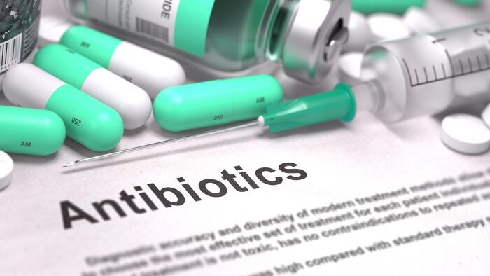 Antibiotics turquoise
