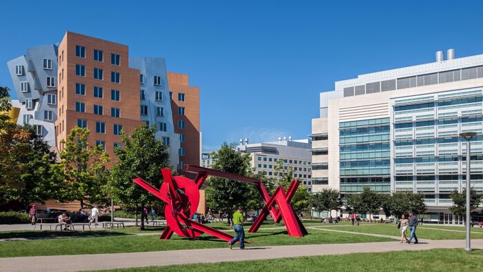 MIT Hockfield Court, Stata Center in Kendall Square, Cambridge MA
