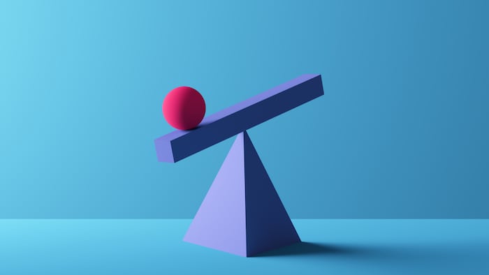 Pyramid, cylinder and a sphere in perfect balance