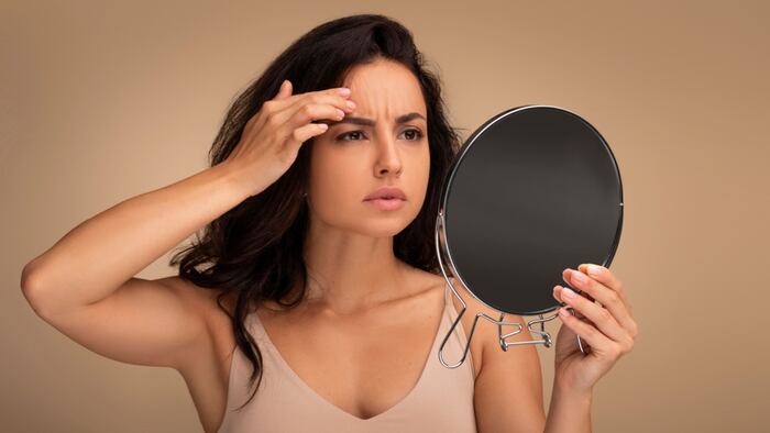 Young Woman Wrinkles