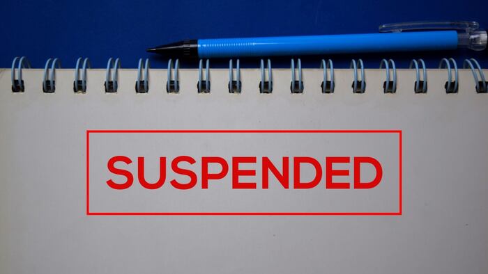 Suspended stamp notebook pen