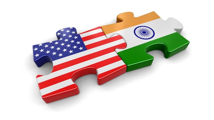 India USA Jigsaw Puzzle Pieces
