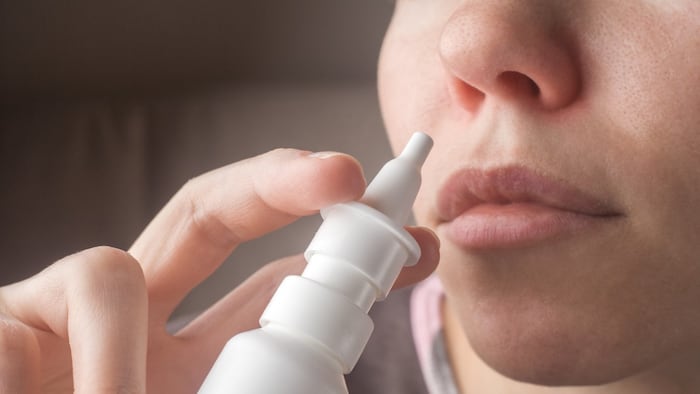 Nasal spray nose