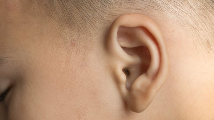Ear of child
