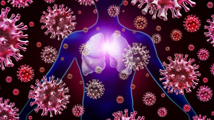 Coronavirus depiction
