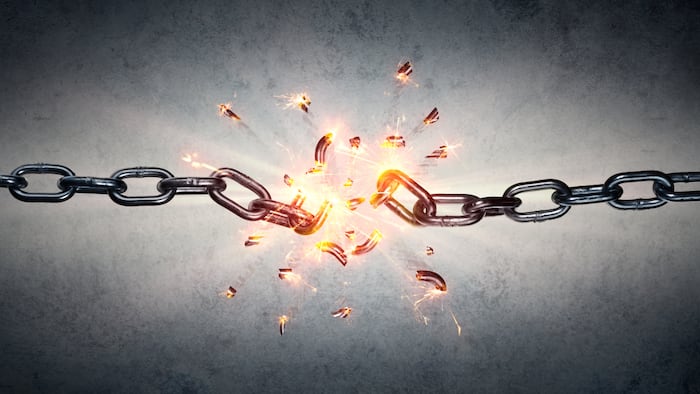 broken chain Shutterstock