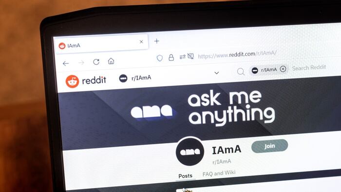 Reddit Ask Me Anything