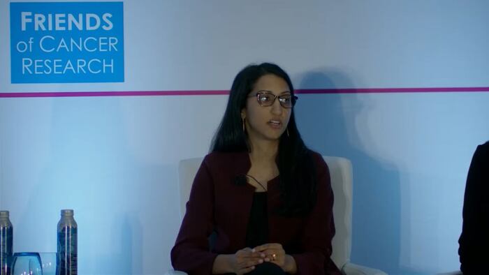 Mirat Shah at the Friends of Cancer Research Annual Meeting