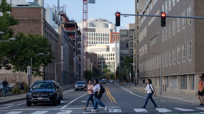 Cambridge, MA Massachusetts Avenue and Vassar St on campus on MIT campus