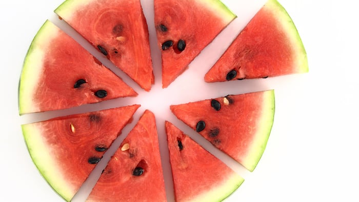 Melon slices