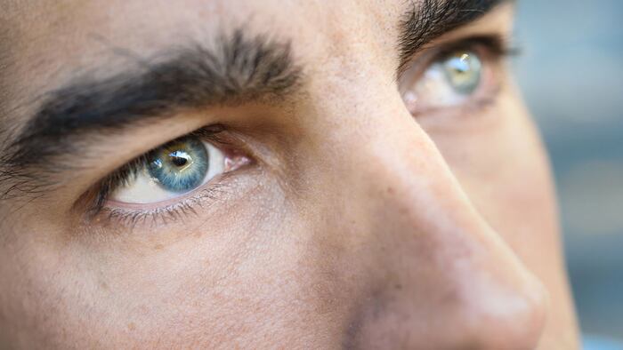 Man's eyes