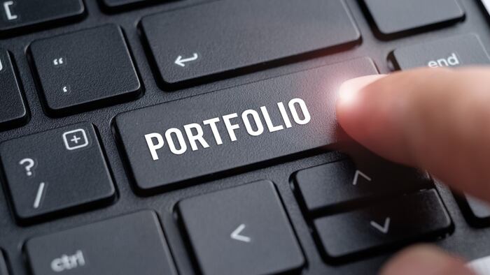 Portfolio button keyboard