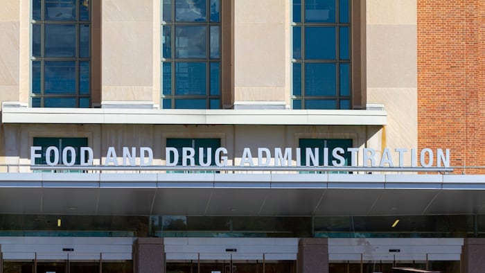 Entrance to FDA headquarters in Maryland