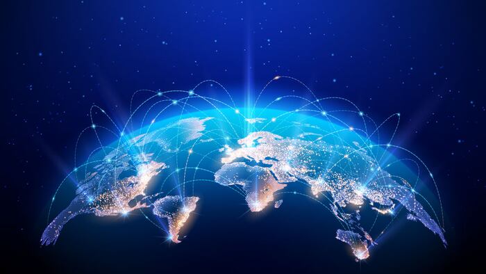 Map of the planet