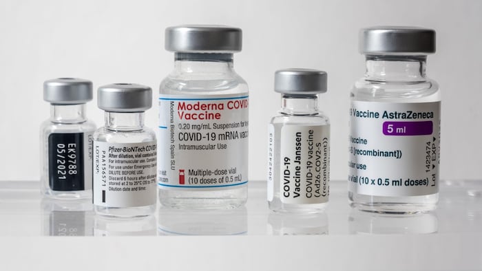 COVID-19 vaccine vials