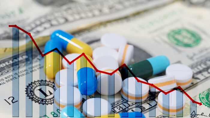 pills and money