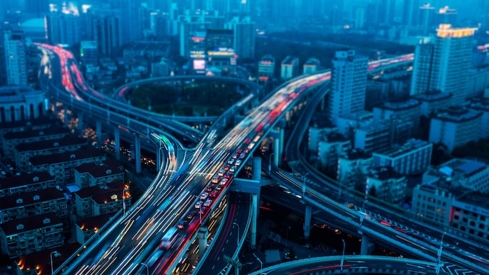 Shanghai overpass