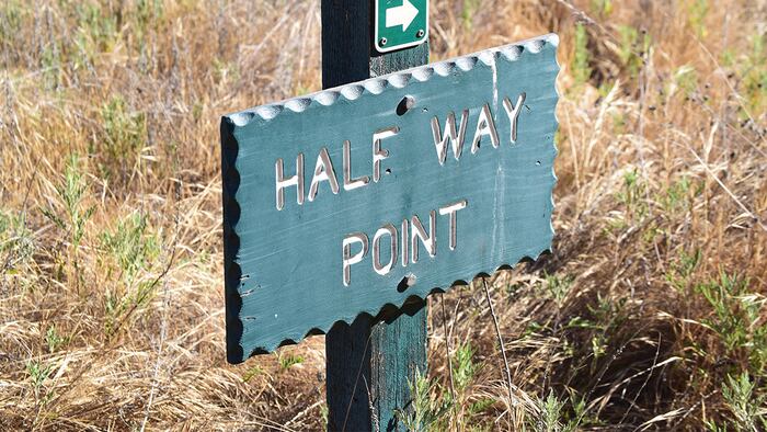 half-way point