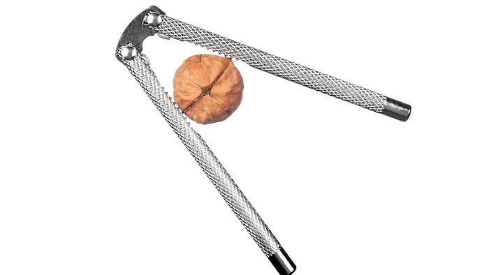 cracking a nut